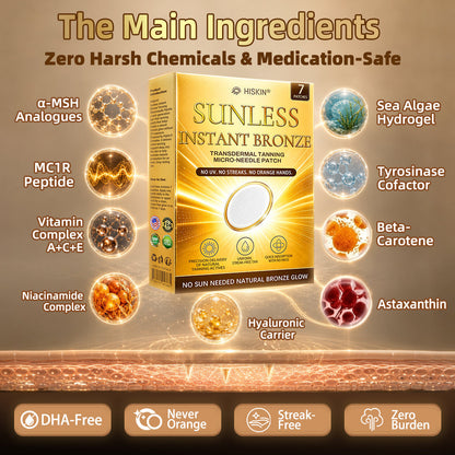 ☀️𝑶𝒇𝒇𝒊𝒄𝒊𝒂𝒍 𝑺𝒕𝒐𝒓𝒆 | ☀️ 𝐇𝐢𝐬𝐤𝐢𝐧® 𝐒𝐮𝐧𝐥𝐞𝐬𝐬 𝐈𝐧𝐬𝐭𝐚𝐧𝐭 𝐁𝐫𝐨𝐧𝐳𝐞 𝐓𝐚𝐧𝐧𝐢𝐧𝐠 𝐌𝐢𝐜𝐫𝐨𝐧𝐞𝐞𝐝𝐥𝐞 𝐏𝐚𝐭𝐜𝐡 (𝐉𝐮𝐬𝐭 𝐨𝐧𝐜𝐞 𝐚 𝐝𝐚𝐲) 𝐕𝐢𝐬𝐢𝐛𝐥𝐞 𝐁𝐫𝐨𝐧𝐳𝐞 𝐆𝐥𝐨𝐰 𝐢𝐧 𝟕 𝐃𝐚𝐲𝐬 ✅ 𝐍𝐨 𝐔𝐕, 𝐍𝐨 𝐎𝐫𝐚𝐧𝐠𝐞, 𝐍𝐨 𝐒𝐭𝐫𝐞𝐚𝐤𝐬, 𝐍𝐨 𝐃𝐇𝐀, 𝐍𝐨 𝐌𝐞𝐬𝐬.